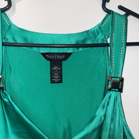 White House Black Market Silk Top (S) - Picture 2 of 4